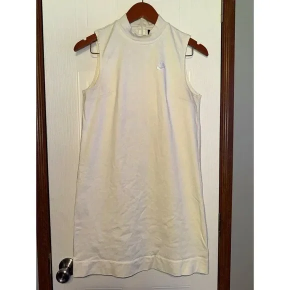 Nike Turtle NSW Neck Sleeveless Jersey Sporty Dress CZ9732 Size Small - Picture 2 of 14